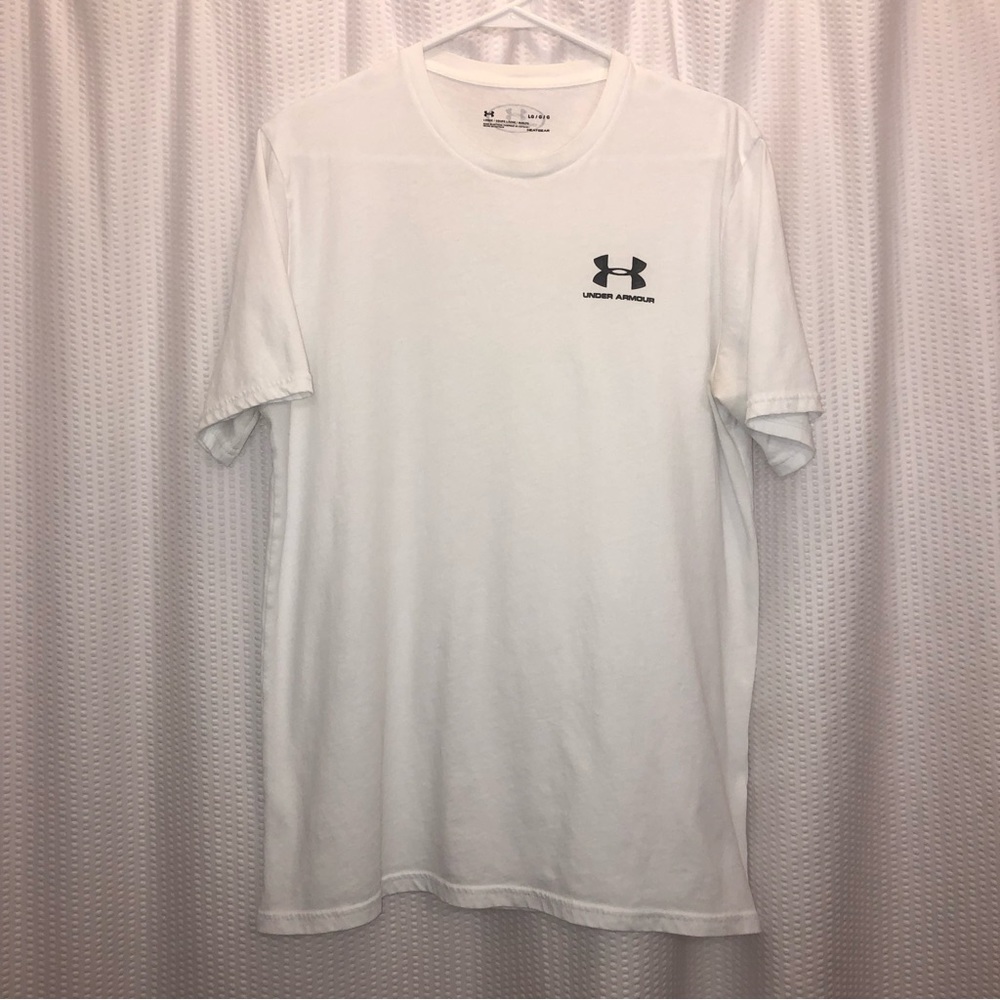 ❤️4for$20! Under Armour Heat Gear White Tshirt Large
